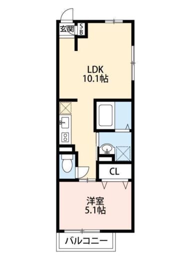 Saint-Cyr 201｜1LDK・堺市堺区の賃貸マンション